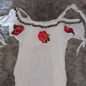 Soft off the shoulder top size medium